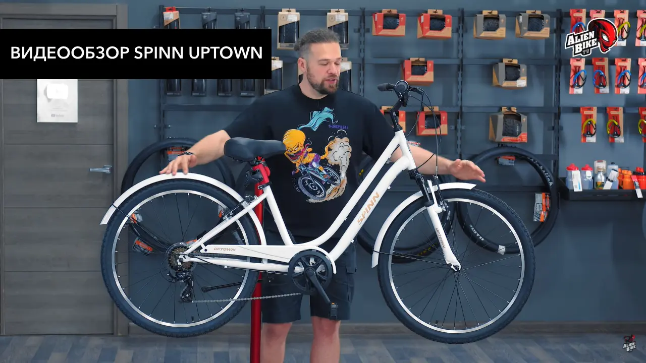 Смотреть видеообзор Велосипед круизер Spinn Uptown Ladies Seafoam
