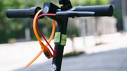 Велосипедный замок Ulac Air Just Z-tie Lock Combo Orange