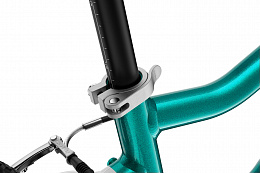 Детский велосипед Woom go 3 metallic turquoise/petrol 16"